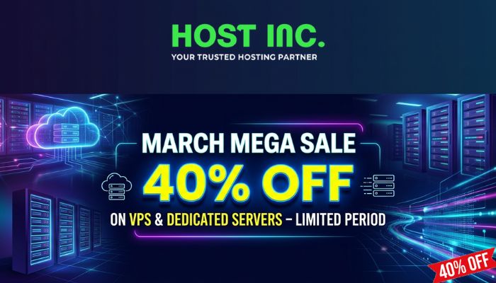 40% Off Sale on Server