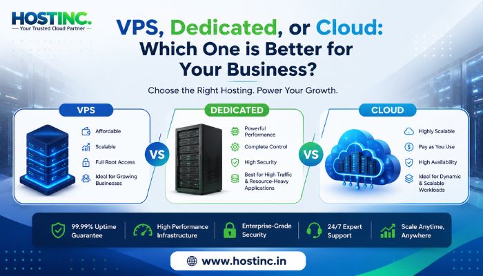 VPS, Dedicated, or Cloud: Which One is Better for Your Business?